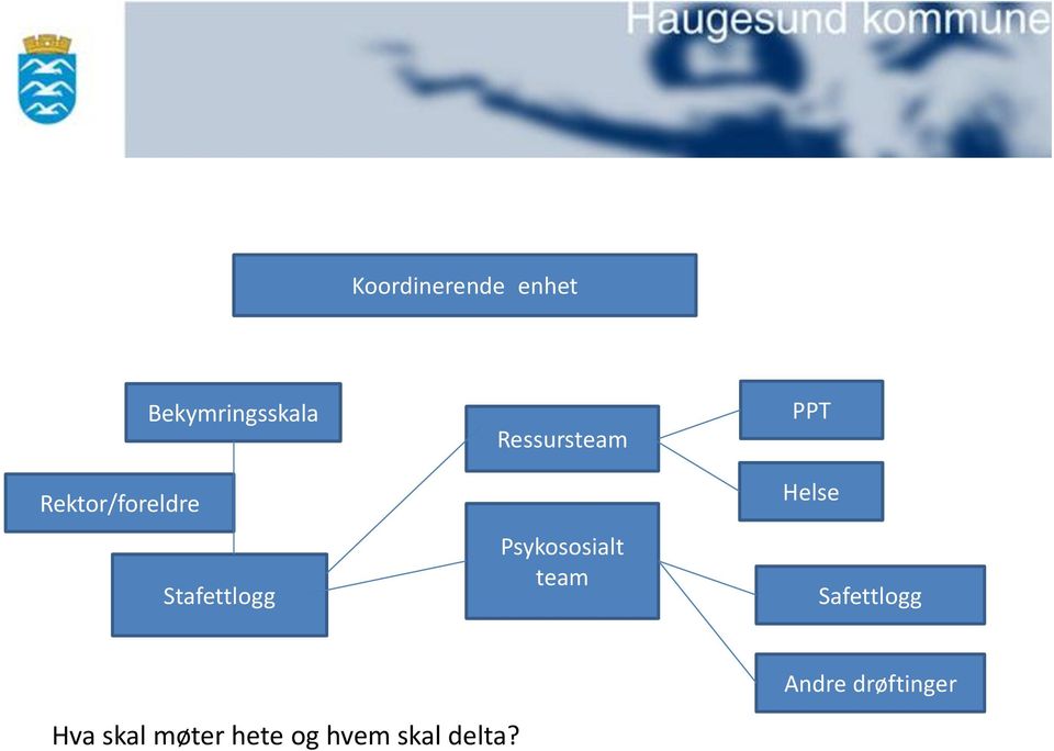 Psykososialt team PPT Helse Safettlogg