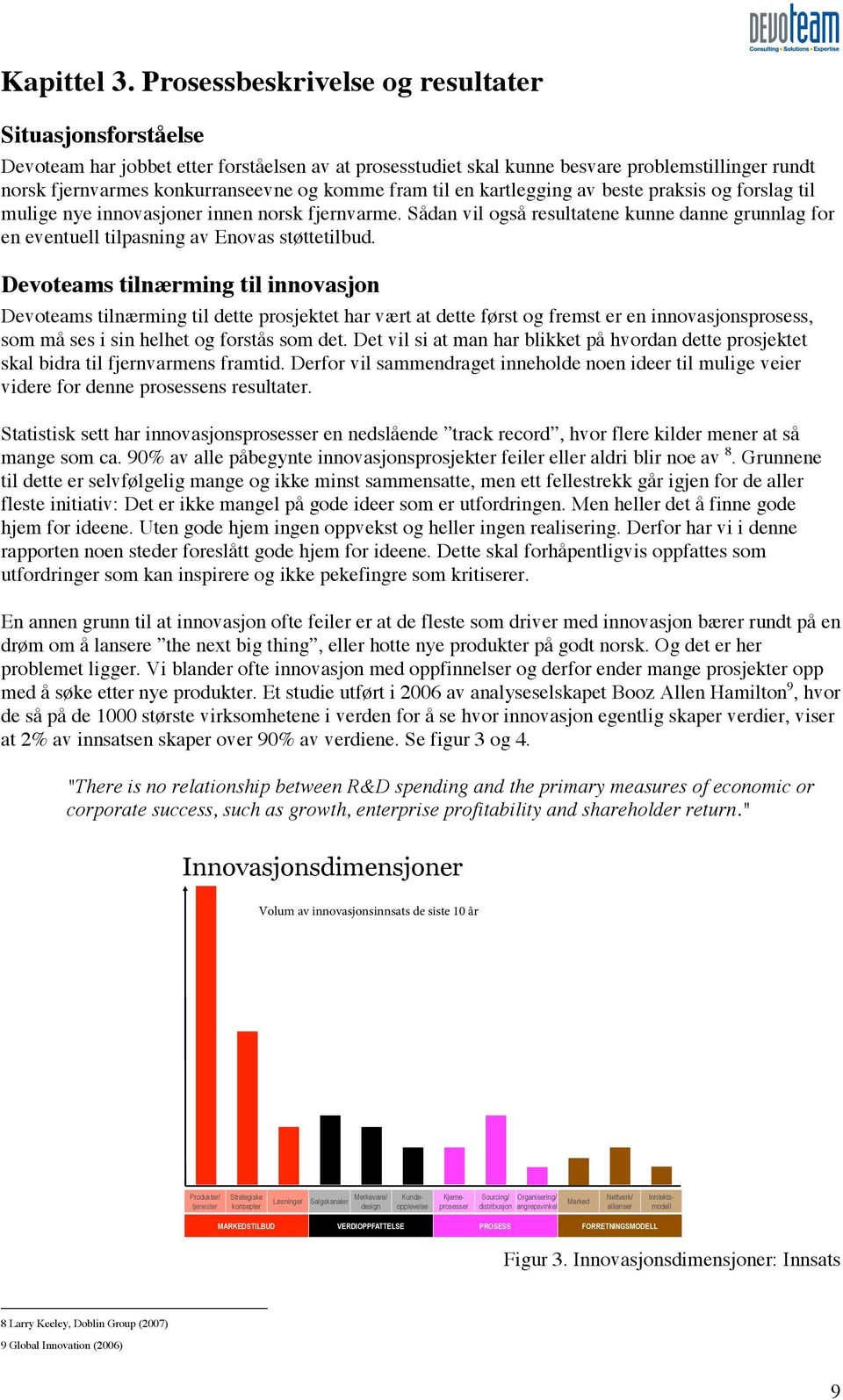 fram til en kartlegging av beste praksis og forslag til mulige nye innovasjoner innen norsk fjernvarme.