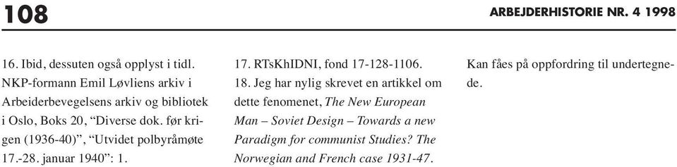 før krigen (1936-40), Utvidet polbyråmøte 17.-28. januar 1940 : 1. 17. RTsKhIDNI, fond 17-128-1106. 18.