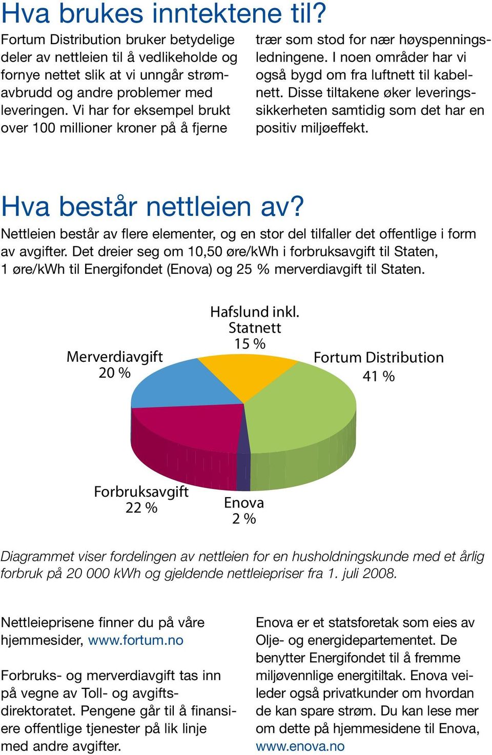 Disse tiltakene øker leveringssikkerheten samtidig som det har en positiv miljø effekt. Hva består nettleien av?