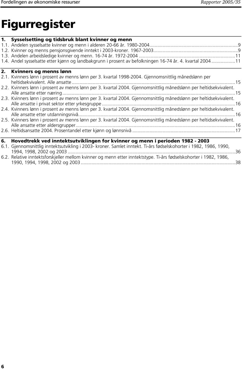 Kvinners og menns lønn 2.1. Kvinners lønn i prosent av menns lønn per 3. kvartal 1998-2004. Gjennomsnittlig månedslønn per heltidsekvivalent. Alle ansatte...15 2.2. Kvinners lønn i prosent av menns lønn per 3. kvartal 2004.