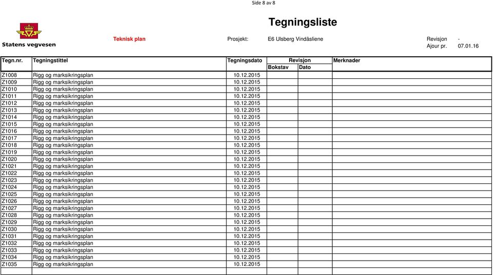 12.2015 Z1017 Rigg og marksikringsplan 10.12.2015 Z1018 Rigg og marksikringsplan 10.12.2015 Z1019 Rigg og marksikringsplan 10.12.2015 Z1020 Rigg og marksikringsplan 10.12.2015 Z1021 Rigg og marksikringsplan 10.