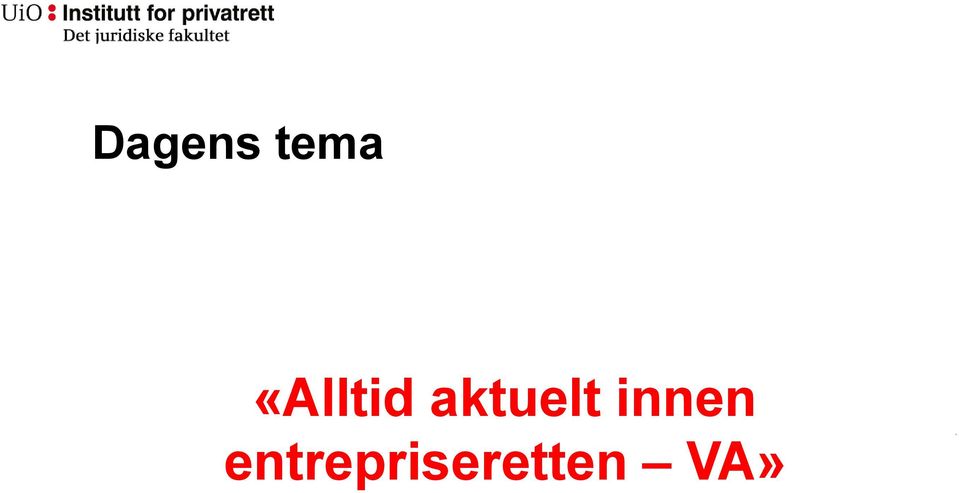 entrepriseretten VA»