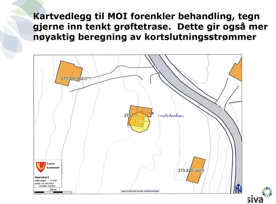 grøftetrase.