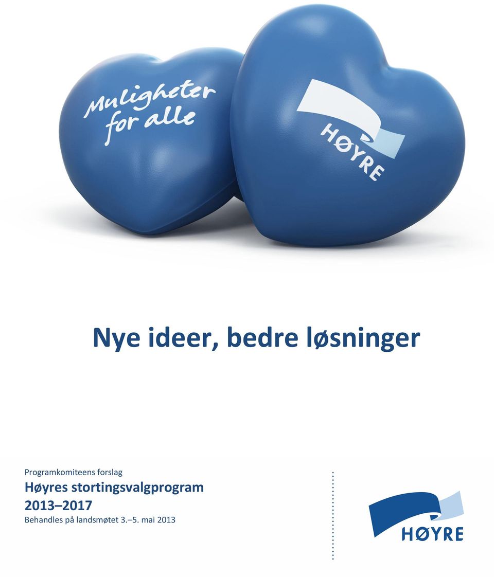 Høyres stortingsvalgprogram