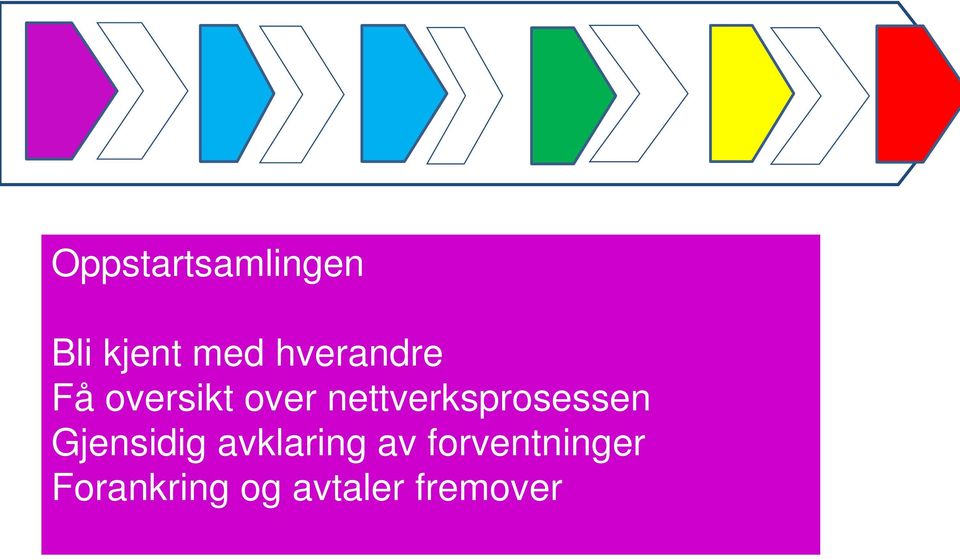 nettverksprosessen Gjensidig