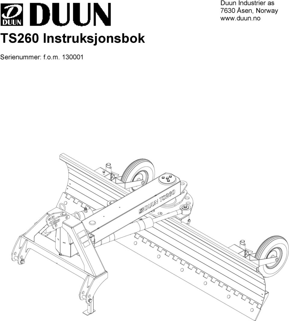 no TS260 Instruksjonsbok