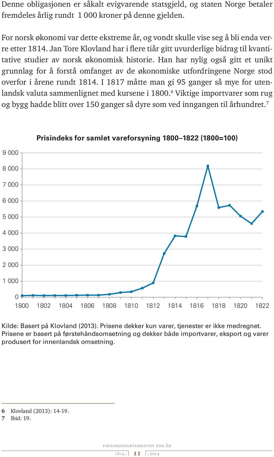 Jan Tore Klovland har i flere tiår gitt uvurderlige bidrag til kvantitative studier av norsk økonomisk historie.