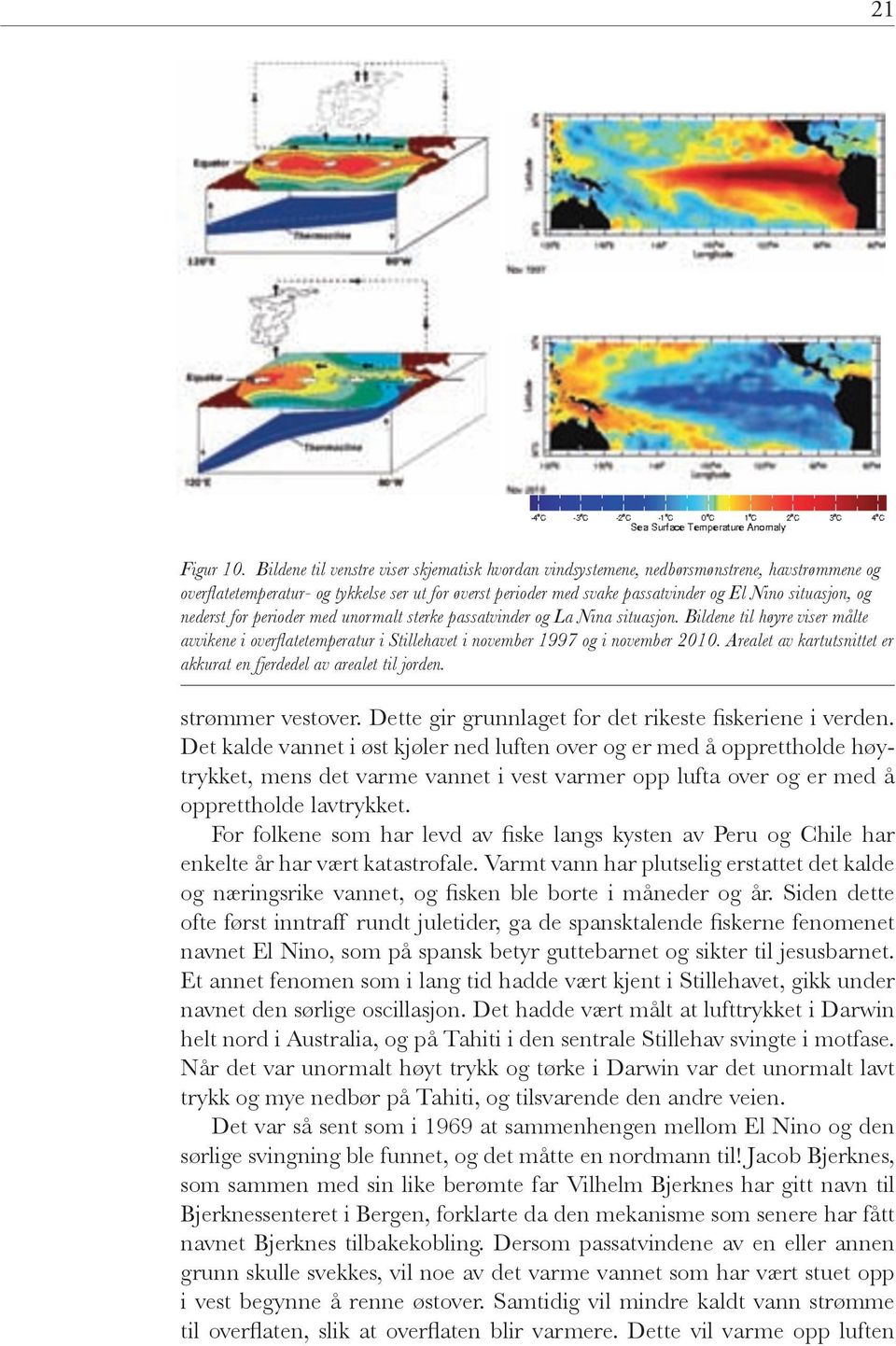 Bildene og til overflatetemperatur- venstre viser skjematisk hvordan og tykkelse vindsystemene, ser ut for nedbørsmønstrene, øverst perioder havstrømmene med svake og passatvinder