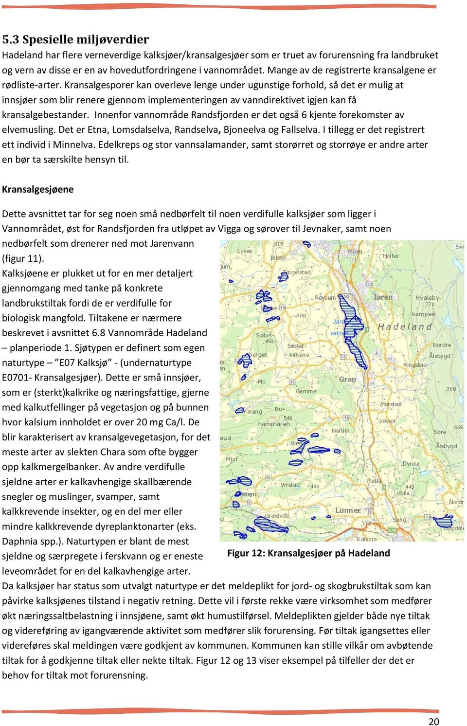 Kransalgesporer kan overleve lenge under ugunstige forhold, så det er mulig at innsjøer som blir renere gjennom implementeringen av vanndirektivet igjen kan få kransalgebestander.