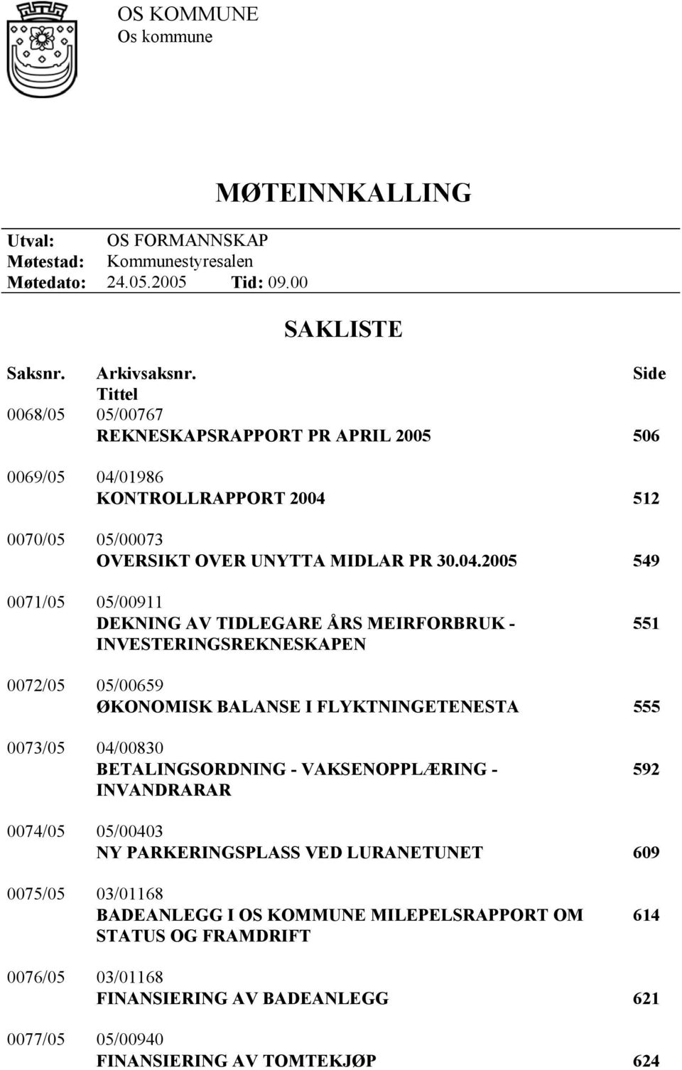 01986 KONTROLLRAPPORT 2004 