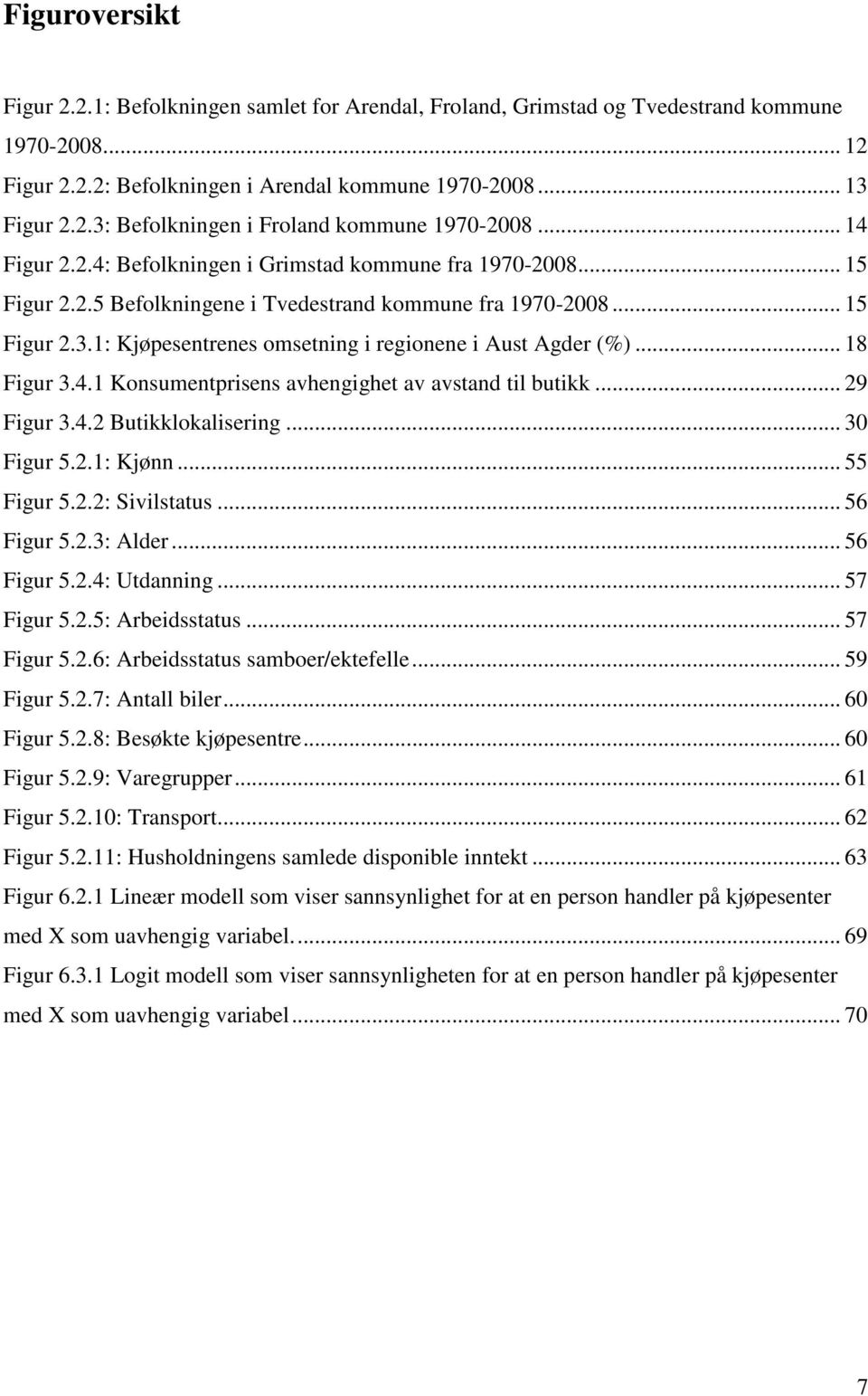 1: Kjøpesentrenes omsetning i regionene i Aust Agder (%)... 18 Figur 3.4.1 Konsumentprisens avhengighet av avstand til butikk... 29 Figur 3.4.2 Butikklokalisering... 30 Figur 5.2.1: Kjønn... 55 Figur 5.