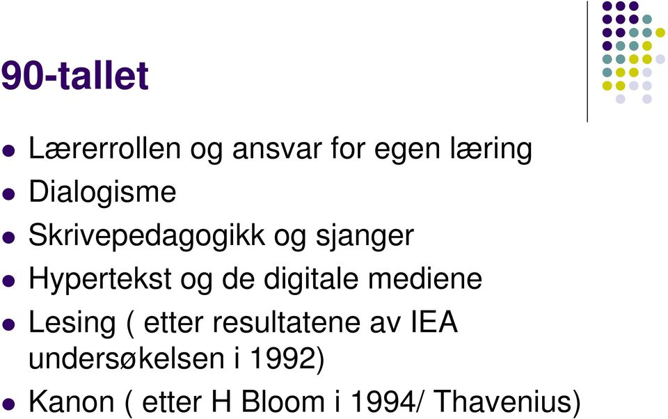 de digitale mediene Lesing ( etter resultatene av IEA