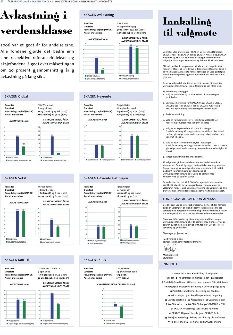 SKAGEN Avkastning Forvalter Ross Porter Oppstart 16.