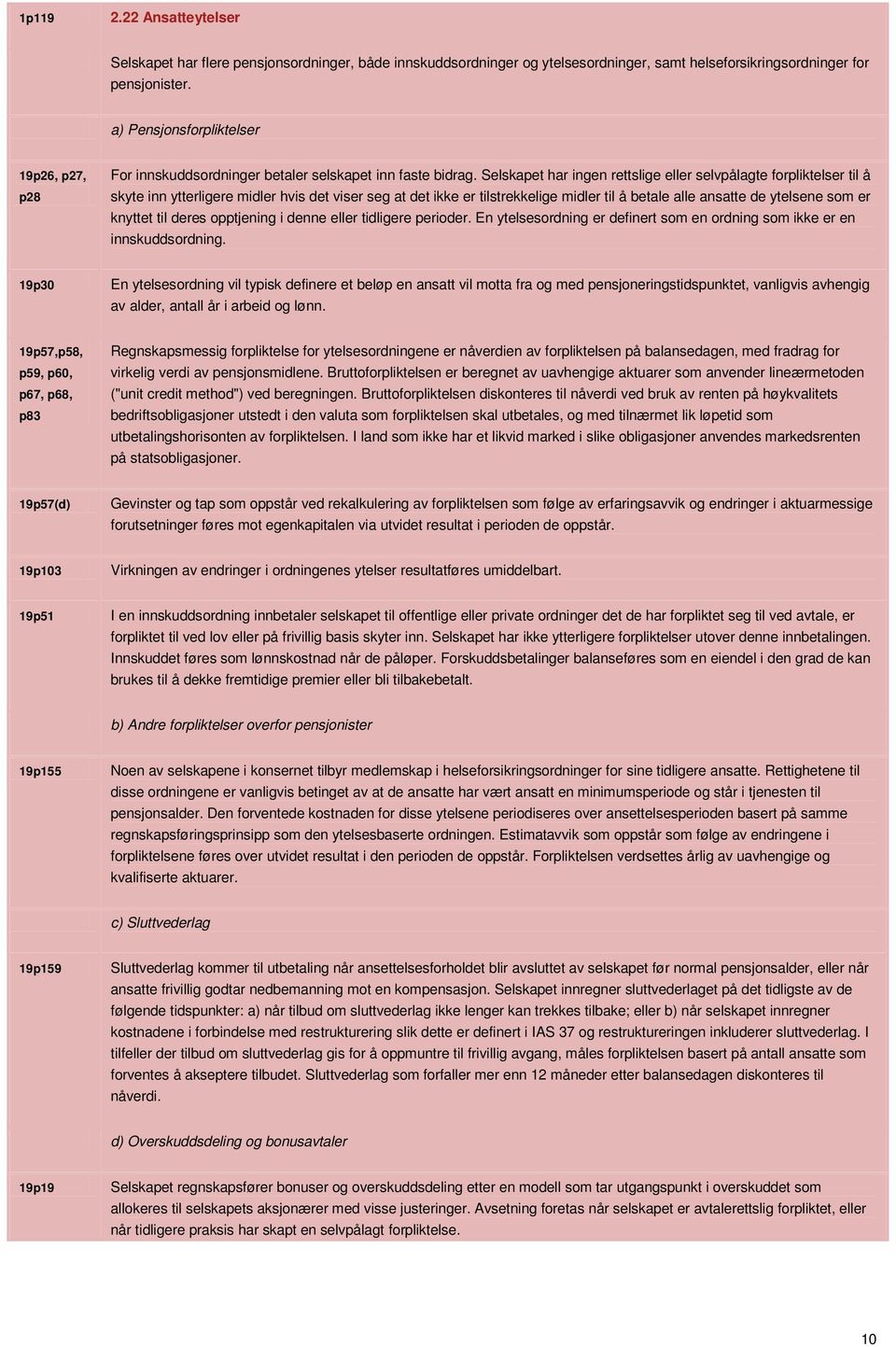 Selskapet har ingen rettslige eller selvpålagte forpliktelser til å skyte inn ytterligere midler hvis det viser seg at det ikke er tilstrekkelige midler til å betale alle ansatte de ytelsene som er