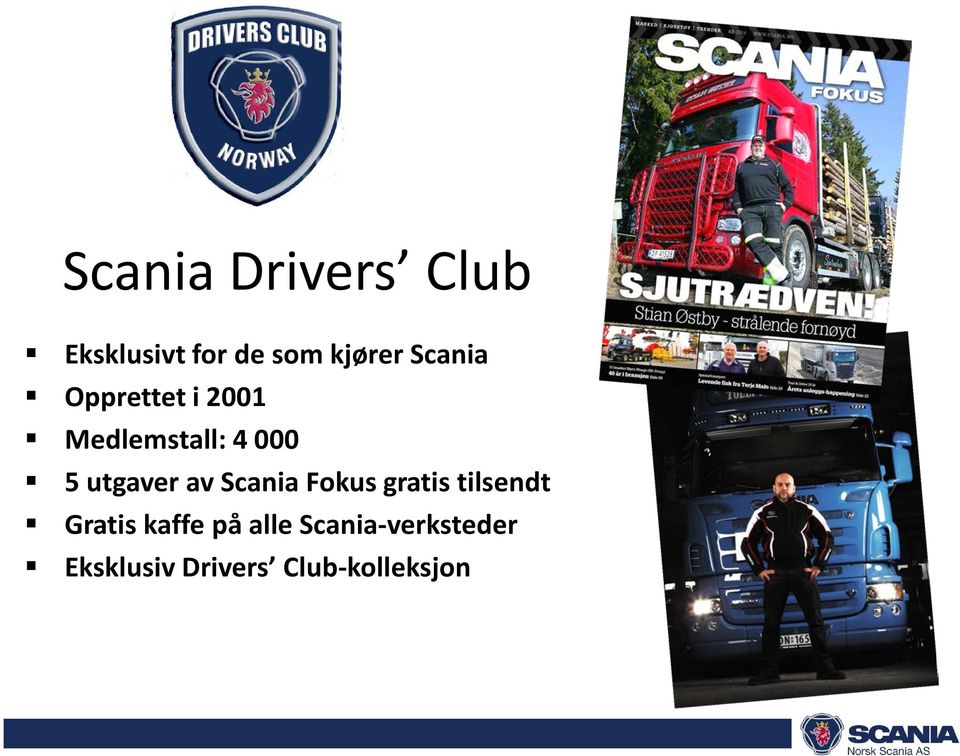 utgaver av Scania Fokus gratis tilsendt Gratis