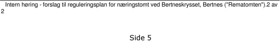 næringstomt ved