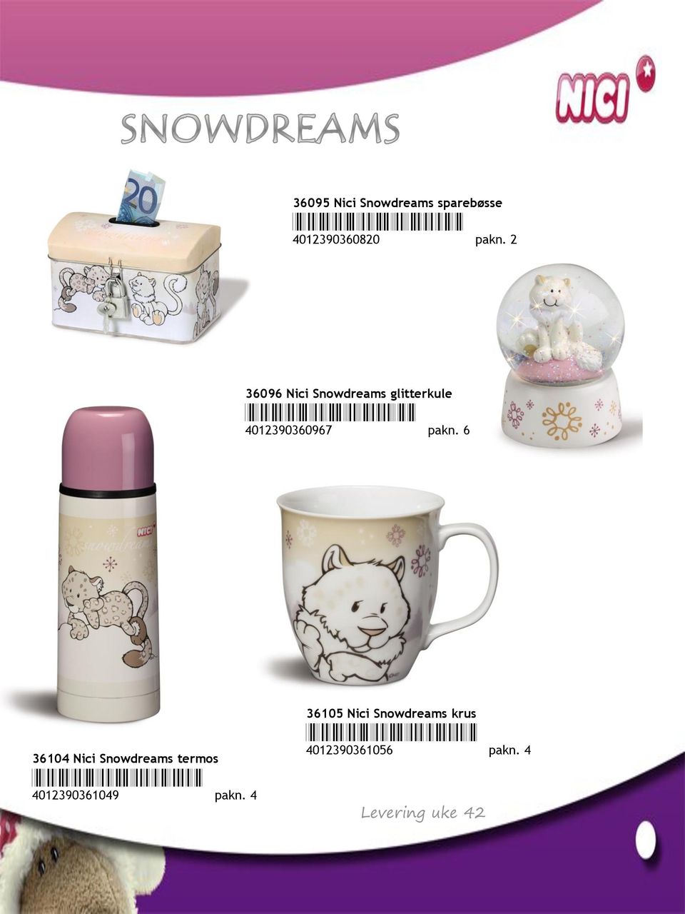 6 36104 Nici Snowdreams termos *4012390361049* 4012390361049 pakn.