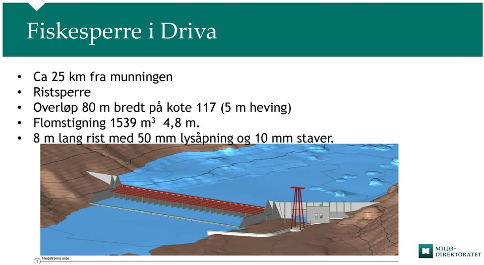 m heving) Flomstigning 1539 m 3 4,8 m.