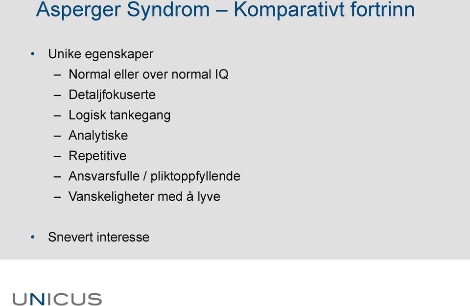 Detaljfokuserte Logisk tankegang Analytiske