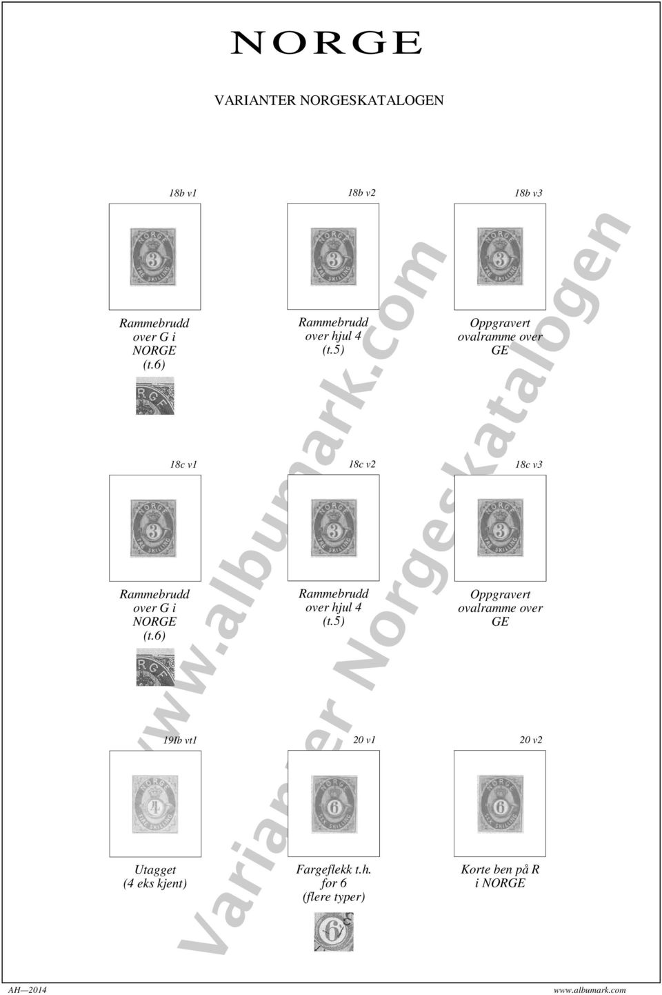 5) ovalramme over GE 18c v1 18c v2 18c v3 19Ib vt1 Utagget (4 eks