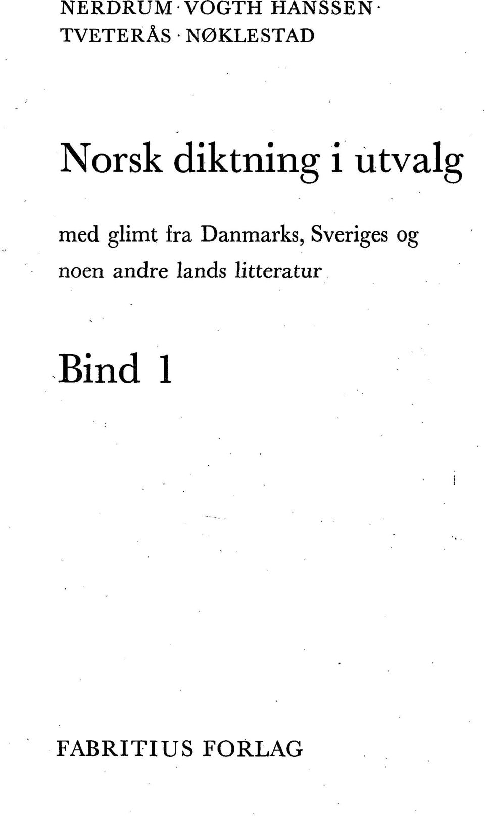 glimt fra Danmarks, Sveriges og noen