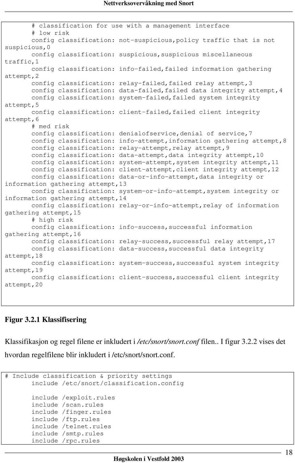 data integrity attempt,4 config classification: system-failed,failed system integrity attempt,5 config classification: client-failed,failed client integrity attempt,6 # med risk config