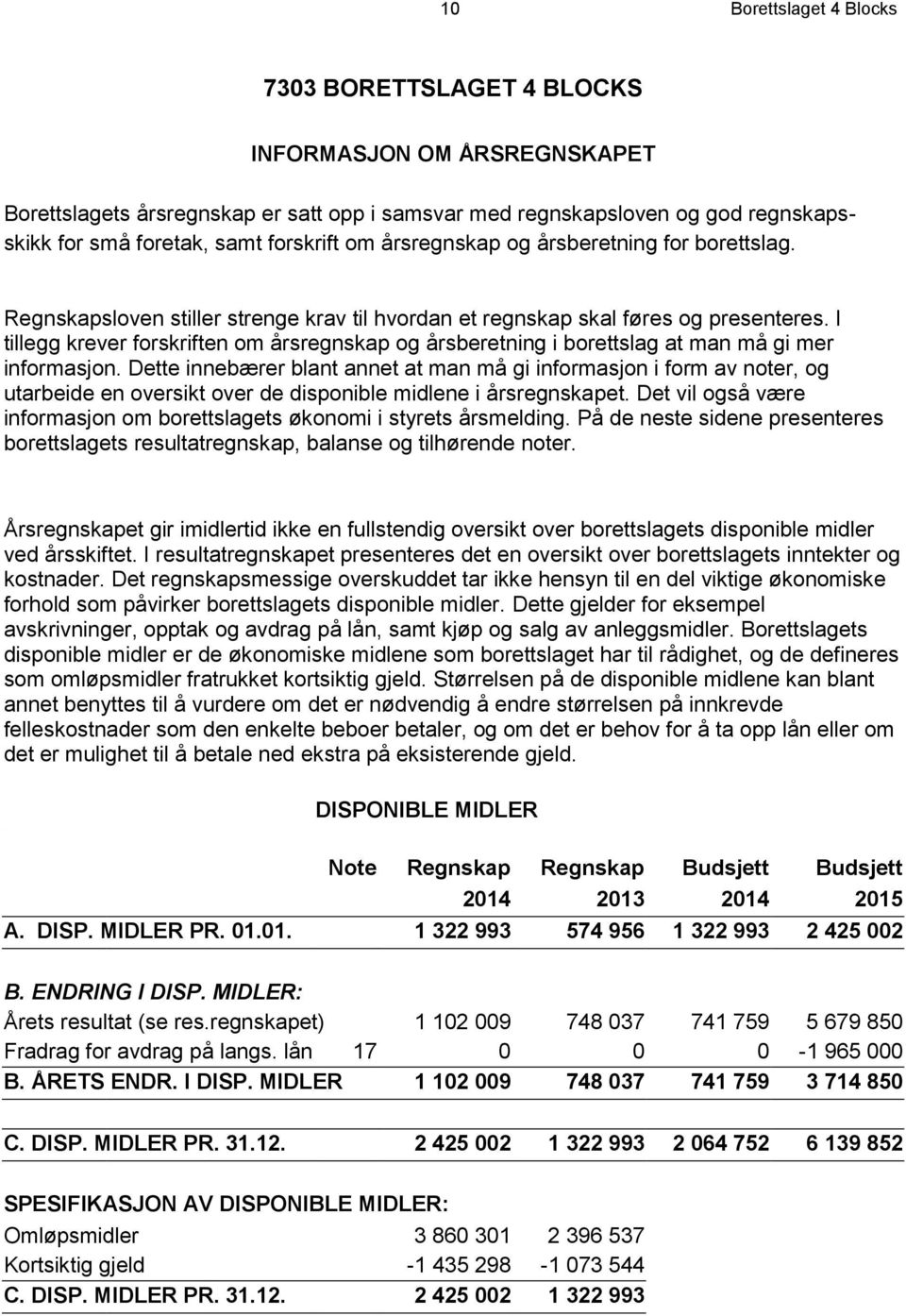 I tillegg krever forskriften om årsregnskap og årsberetning i borettslag at man må gi mer informasjon.