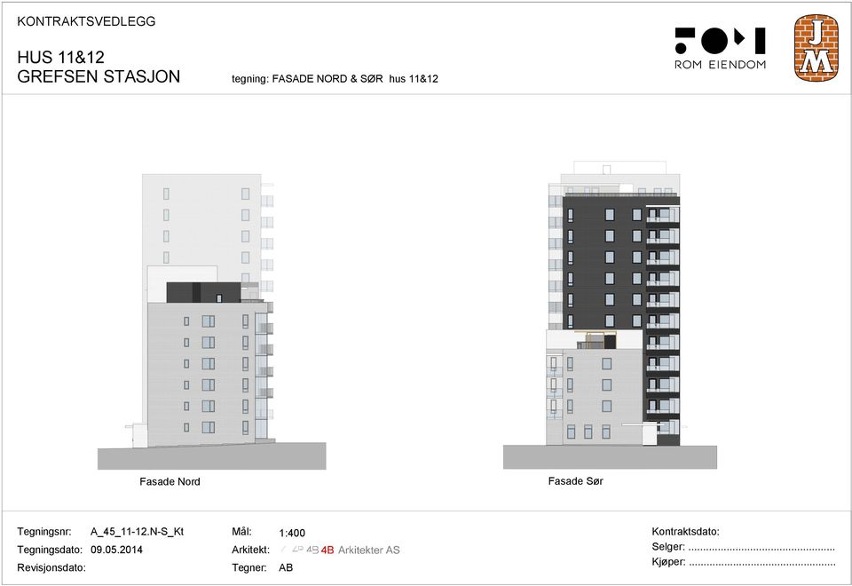 Tegningsdato: Revisjonsdato: A_45_11-12.N-S_Kt 09.05.