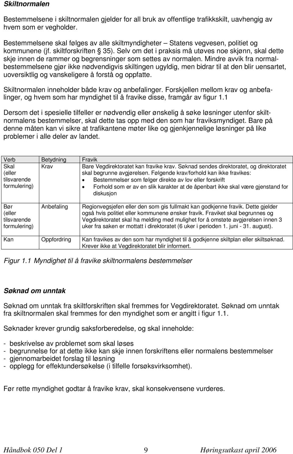 Selv om det i praksis må utøves noe skjønn, skal dette skje innen de rammer og begrensninger som settes av normalen.