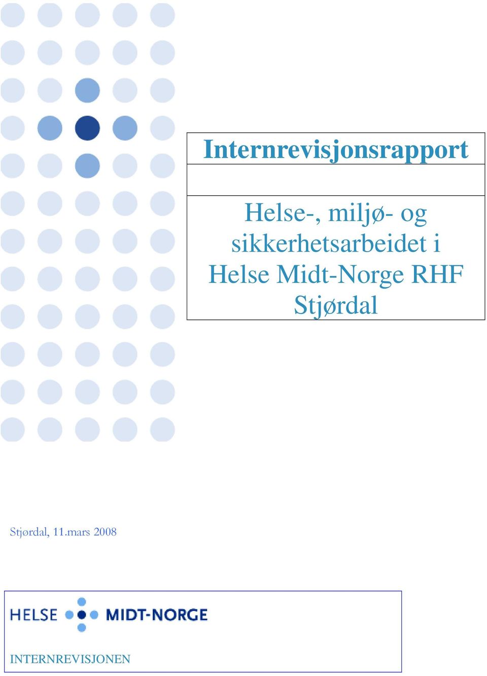 Helse Midt-Norge RHF Stjørdal