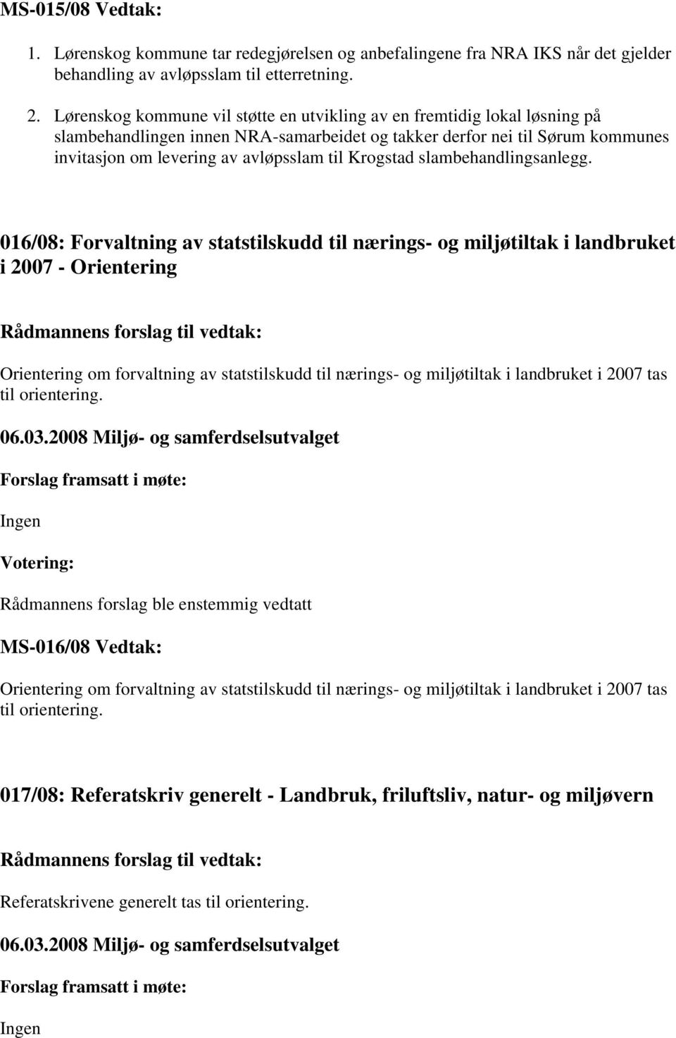 Krogstad slambehandlingsanlegg.