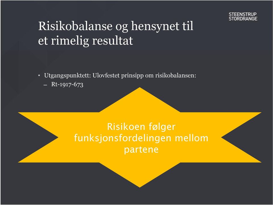 prinsipp om risikobalansen: Rt-1917-673