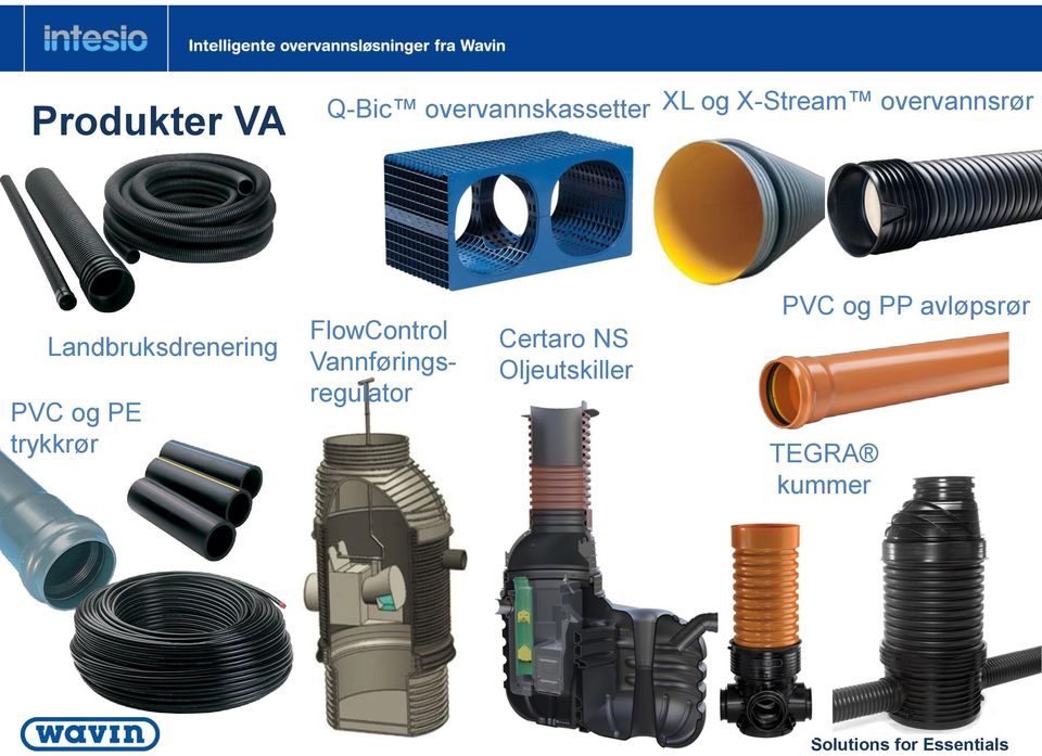 PE trykkrør FlowControl Vannføringsregulator