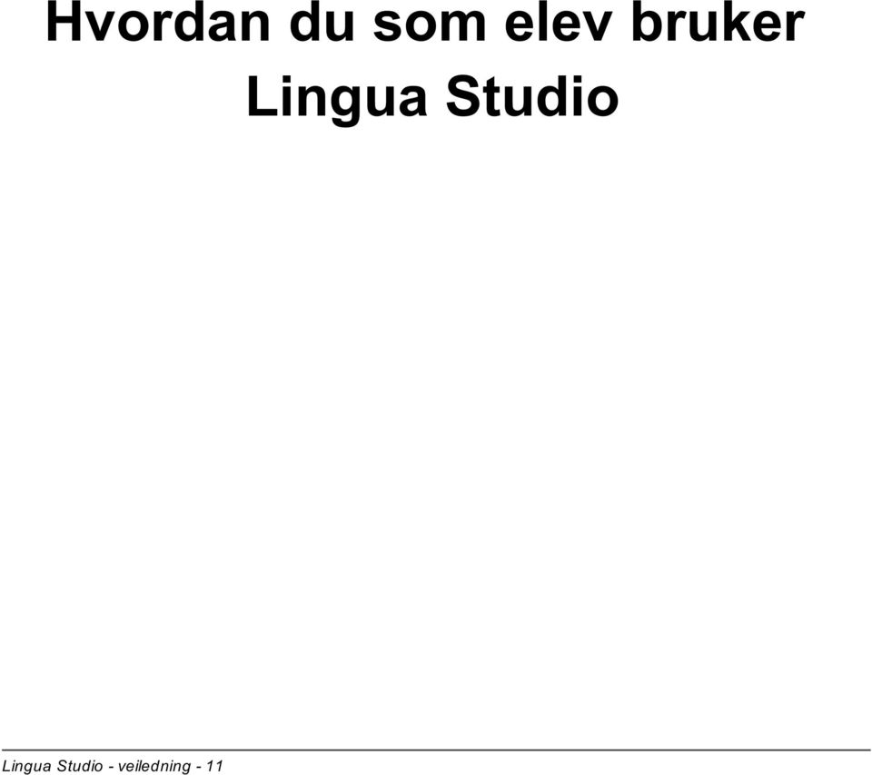 Lingua Studio