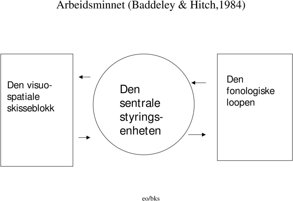 skisseblokk Den sentrale