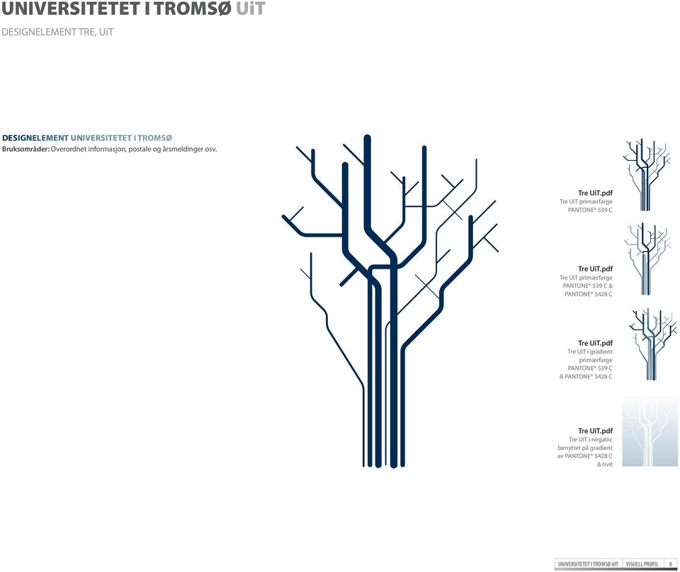 pdf Tre UiT primærfarge PANTONE 539 C & PANTONE 5428 C Tre UiT.