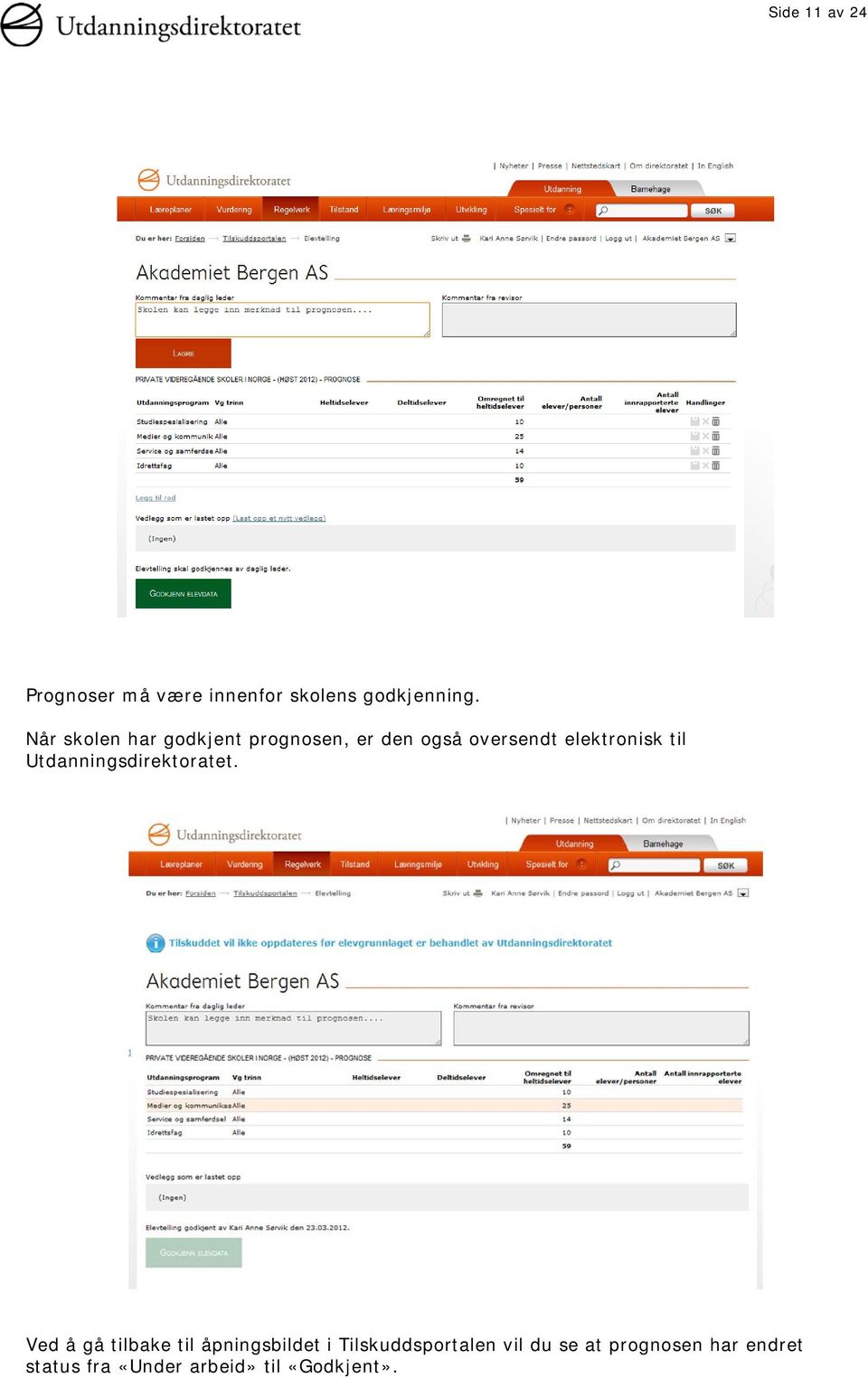 Utdanningsdirektoratet.