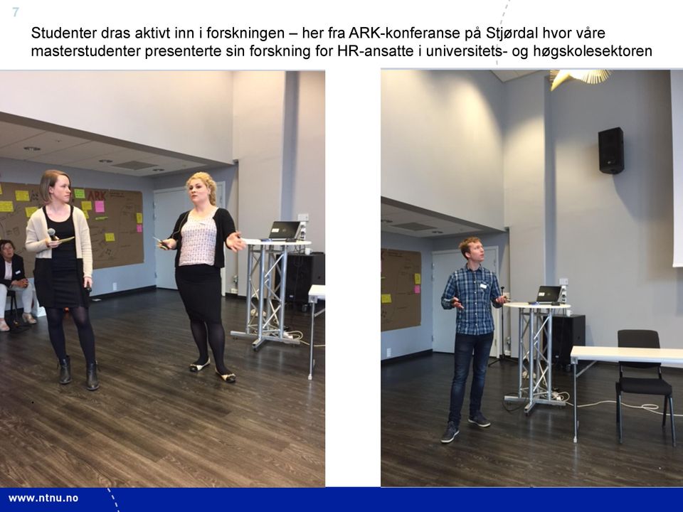 masterstudenter presenterte sin forskning