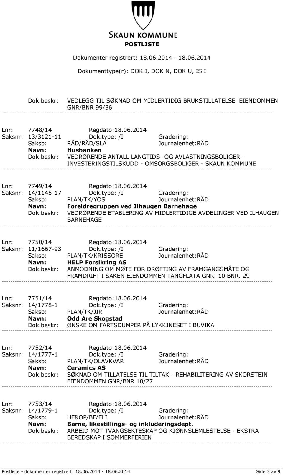 2014 Saksnr: 14/1145-17 Dok.