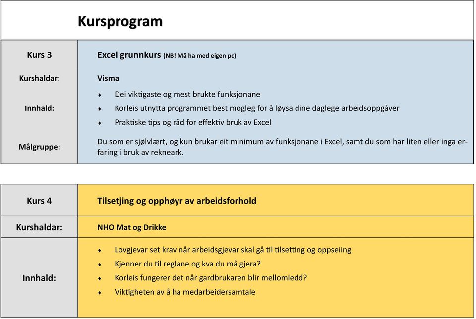 og råd for effektiv bruk av Excel Du som er sjølvlært, og kun brukar eit minimum av funksjonane i Excel, samt du som har liten eller inga erfaring i bruk av