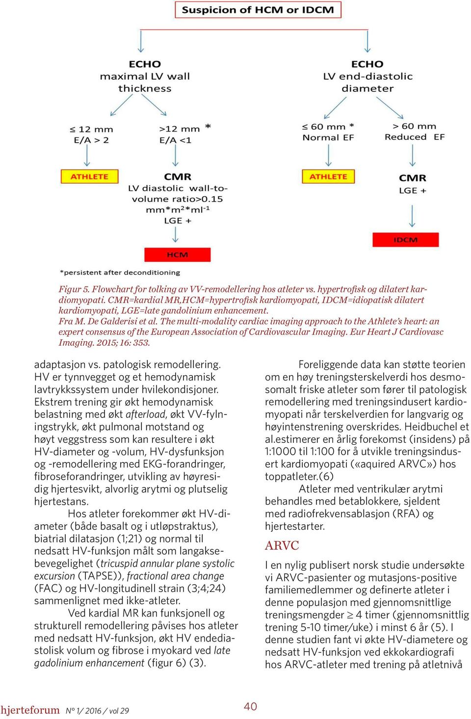 The multi-modality cardiac imaging approach to the Athlete s heart: an expert consensus of the European Association of Cardiovascular Imaging. Eur Heart J Cardiovasc Imaging. 2015; 16: 353.