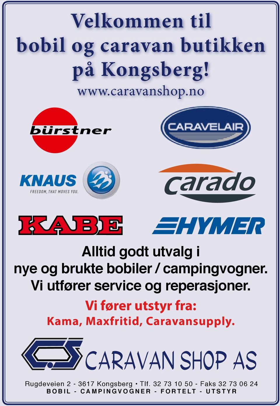 Vi utfører service og reperasjoner.