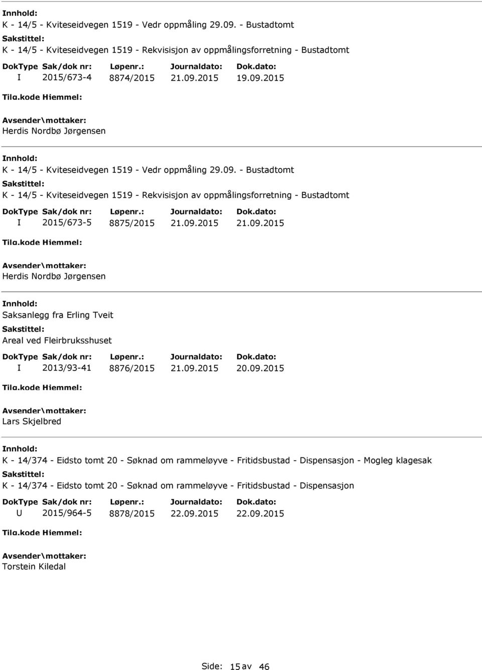 Fleirbruksshuset 2013/93-41 8876/2015 20.09.