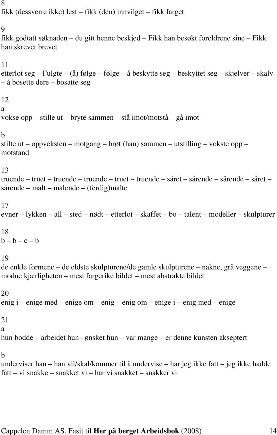 truende truet truende truende truet truende såret sårende sårende såret sårende mlt mlende (ferdig)mlte 1 evner lykken ll sted nødt etterlot skffet o tlent modeller skulpturer 1 c 19 de enkle formene