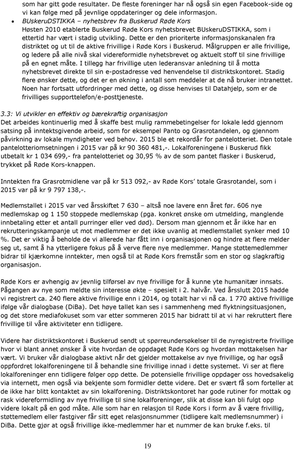 Dette er den prioriterte informasjonskanalen fra distriktet og ut til de aktive frivillige i Røde Kors i Buskerud.