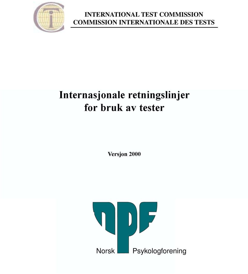 Internasjonale retningslinjer for