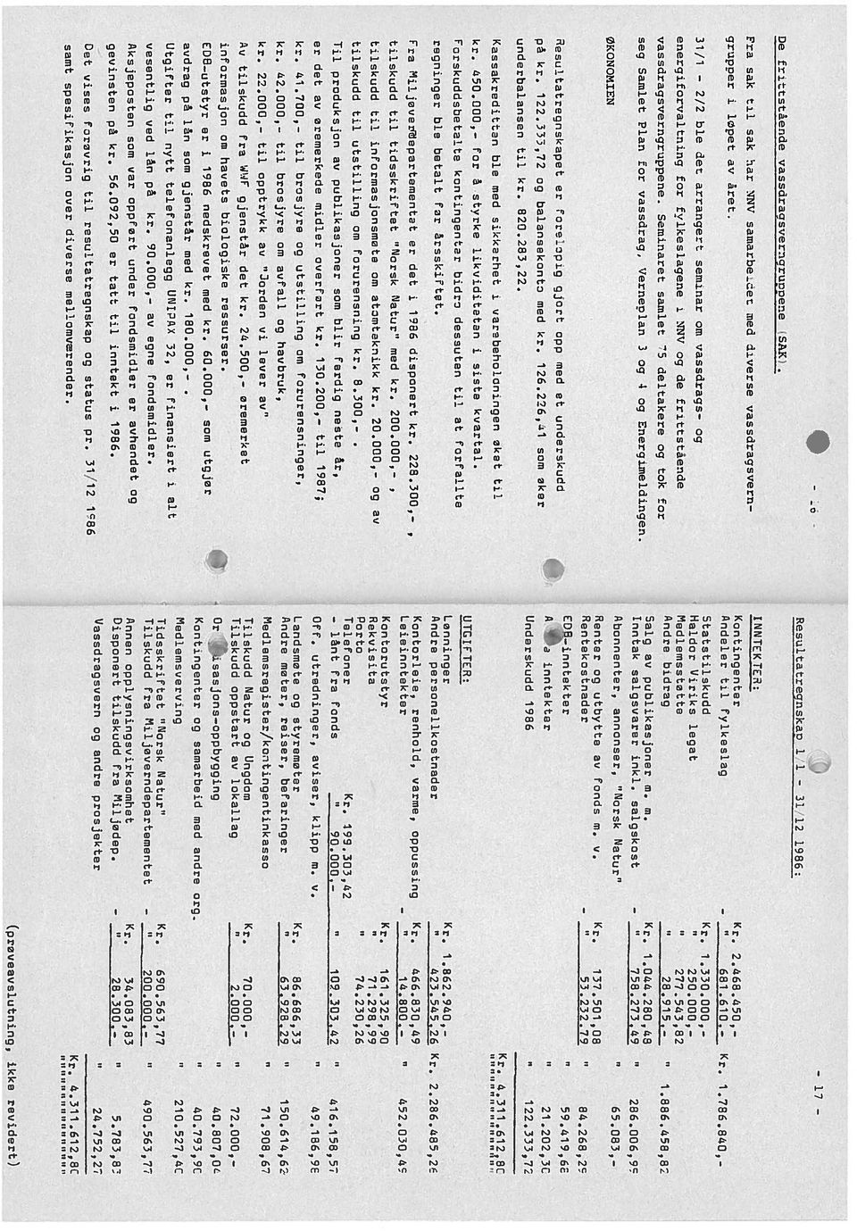 840, 31/1 2/2 ble det arrangert seminar om vassdrags energiforvaltning for f lkes Lagene i NNV de frittstående vassdragsverngruopene.