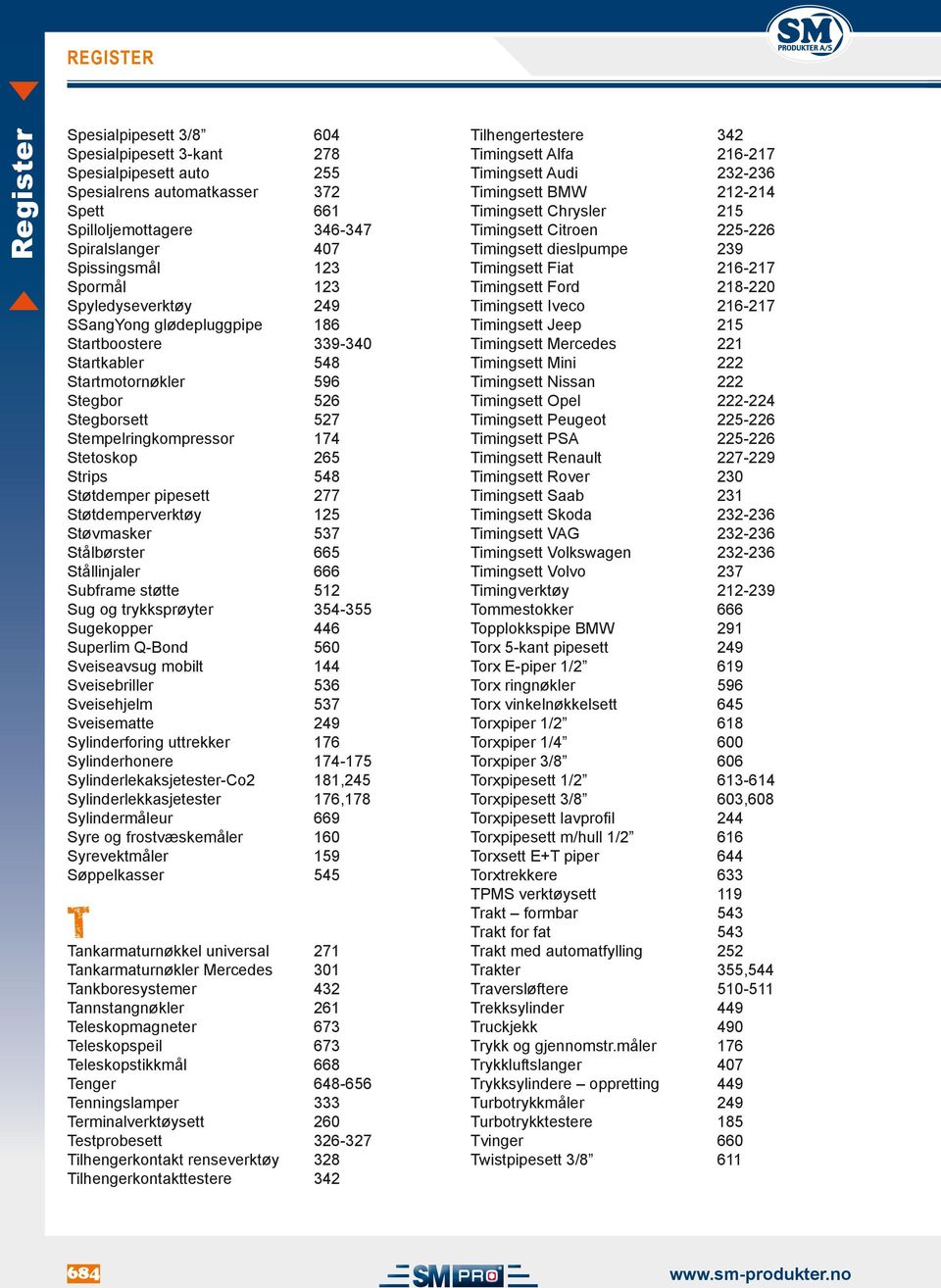 pipesett 277 Støtdemperverktøy 125 Støvmasker 537 Stålbørster 665 Stållinjaler 666 Subframe støtte 512 Sug og trykksprøyter 354-355 Sugekopper 446 Superlim Q-Bond 560 Sveiseavsug mobilt 144