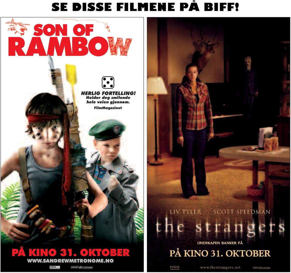 Holder deg smilende hele veien gjennom. FilmMagasinet PÅ KINO 31.